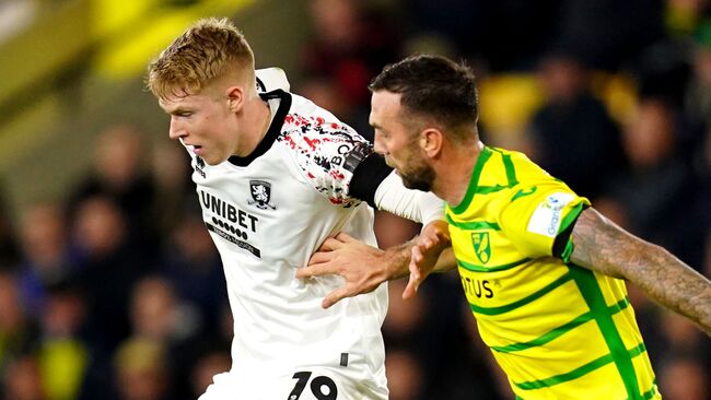 Màn chạm trán giữa Norwich City vs Middlesbrough